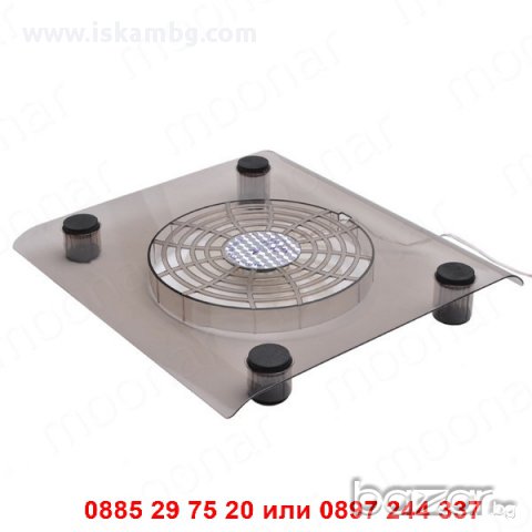 Охладител за лаптоп с голям вентилатор - код NB-7, снимка 5 - Лаптоп аксесоари - 13038673