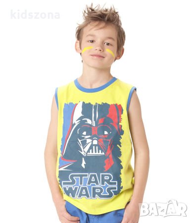 Нова цена! Детски потник Star Wars за 6, 8, 10 г., снимка 2 - Детски тениски и потници - 25869631