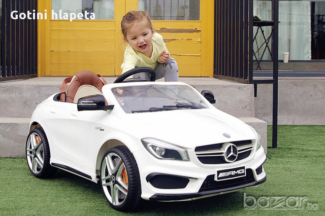 Акумулаторна кола Mercedes Benz CLA45 AMG  акумулаторни коли, снимка 4 - Детски велосипеди, триколки и коли - 16371900