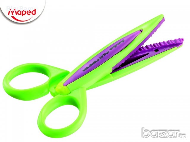 Ножица Maped Creativе / комплект 5 броя остриета, снимка 3 - Ученически пособия, канцеларски материали - 18440269