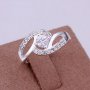 925 стерлинги сребърен пръстен Лазур, снимка 1 - Пръстени - 12931432