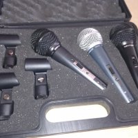 shure & behringer-микрофони комплект с куфар и държачи, снимка 12 - Микрофони - 20929154
