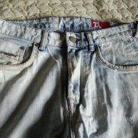 Zara jeans фабрично накъсани, снимка 4 - Дънки - 20516459