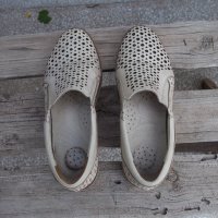 Дамски резани обувки от естествена кожа , снимка 3 - Дамски ежедневни обувки - 25692681