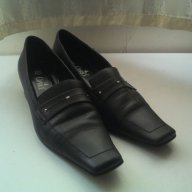 №39 Caprice черни от естествена кожа, снимка 5 - Дамски ежедневни обувки - 12314739