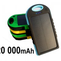 20000mAh p.banck водоустойчива и удароустойчива батерия+сoларен панел, снимка 2 - Оригинални батерии - 18956325