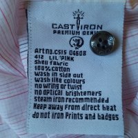 Мъжка риза Cast Iron/Каст Айрън, 100% оригинал, снимка 7 - Ризи - 19151145