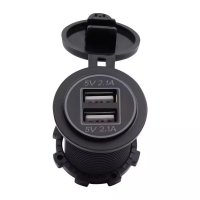 USB зарядно за вграждане ЗЕЛЕН в кола камион зарядно за телефон водоустойчив, снимка 3 - Аксесоари и консумативи - 25174498