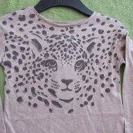 Блуза за момиче Н&М с ефектен тигров принт размер 98/104, нова , снимка 5 - Детски Блузи и туники - 17450208