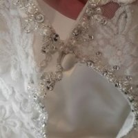 Намелена-Уникална сватбена рокля, снимка 7 - Сватбени рокли - 25142347