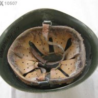 Стара, употребявана армейска каска. Антика от армията. КАСКИ, снимка 3 - Други ценни предмети - 16256708