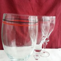  чаши за вино калиево кристално стъкло , снимка 9 - Антикварни и старинни предмети - 20616767