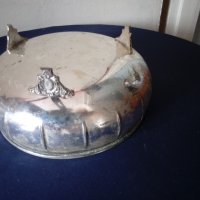 посребрена метална купа, снимка 3 - Антикварни и старинни предмети - 20761924