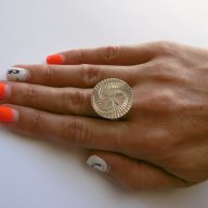  Сребърен   пръстен - сребро 925 , снимка 1 - Пръстени - 15140190