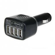 Универсално зарядно за запалка на кола с 4 USB порта, снимка 1 - Аксесоари и консумативи - 13459605