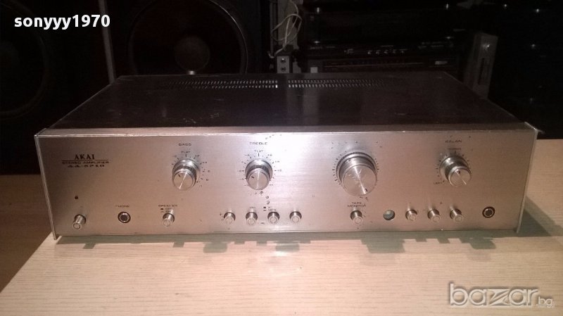 Akai aa-5210 stereo amplifier-made in japan-внос швеицария, снимка 1