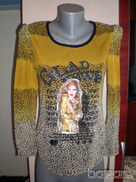Дамска блуза с момиче, снимка 1