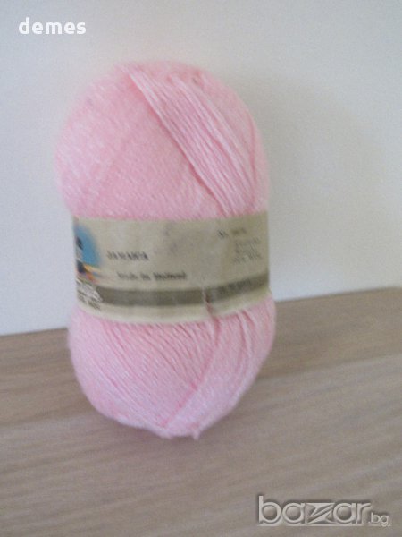 Качествена холандска прежда в нежен розов цвят-50 грама, снимка 1