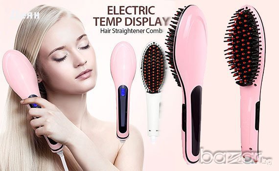 906 Йонизираща четка за изправяне и изсушаване на коса, снимка 1