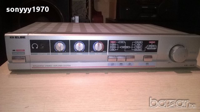 Elbe am-260 stereo amplifier-made in korea-внос швеицария, снимка 4 - Ресийвъри, усилватели, смесителни пултове - 14496950