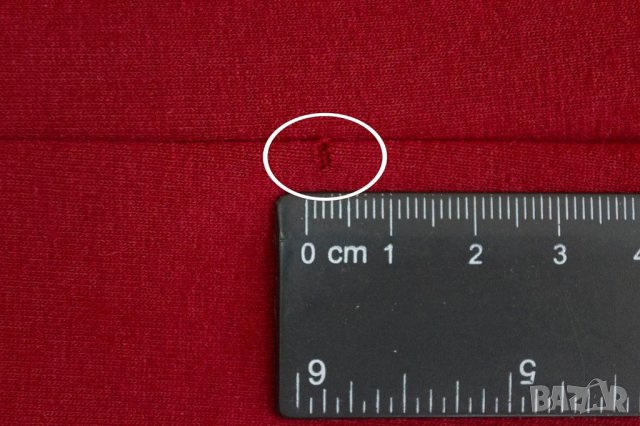 Дамска червена блуза с къс ръкав марка Makadamia S/M/L, снимка 5 - Тениски - 22695497