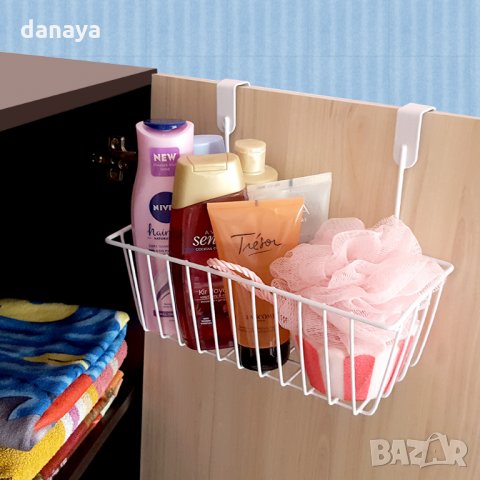 867 Закачаща се метална етажерка кошница за врата на кухненски шкаф, снимка 2 - Други - 25034029