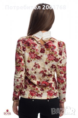 Красива Дантелена Флорирана Риза , снимка 5 - Ризи - 23692039