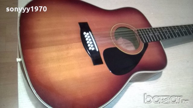 ПОРЪЧАНА-yamaha-оригинална китара с 12 струни-внос швеицария, снимка 4 - Китари - 18864012