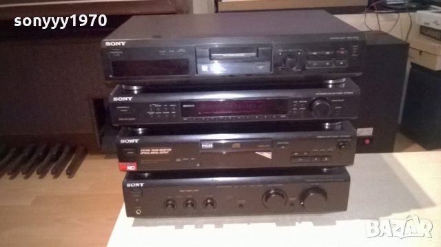 sony ampli+sony cd+sony tuner+sony md-внос швеицария, снимка 3 - Ресийвъри, усилватели, смесителни пултове - 22688427