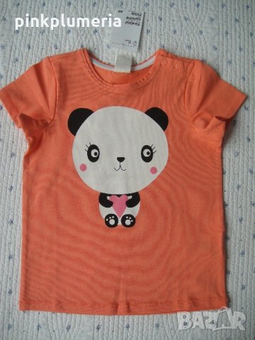 Нова - H&M - тениска - 2 г., снимка 5 - Бебешки блузки - 21941641