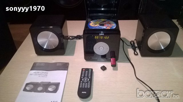 Aeg mc4463-usb/cd/tuner/aux/ampl+2 колони-внос швеицария, снимка 7 - Ресийвъри, усилватели, смесителни пултове - 13278039