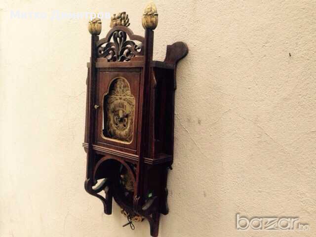 Стенен часовник Friedrich Mauthe в стил Сецесион-Германия от нач.ххв., снимка 5 - Други - 13459020