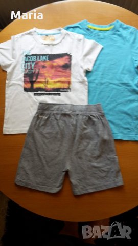тениски, къси панталони, р. 116, под 2 лв., снимка 3 - Детски комплекти - 25659391