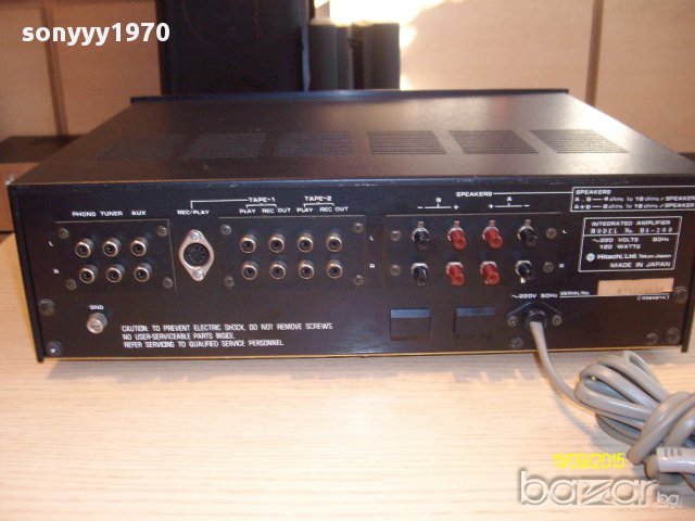 hitachi ha-300-made in japan- stereo amplifier-внос швеицария, снимка 11 - Ресийвъри, усилватели, смесителни пултове - 11862796