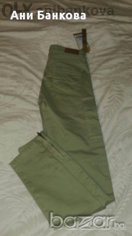 Дамски панталон резеда нов с етикет xs тип дънки, снимка 5 - Панталони - 11559684