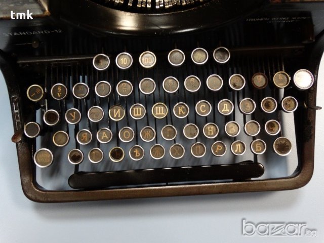 Пишеща машина TRIUMPH STANDART 12, снимка 7 - Други - 18920821
