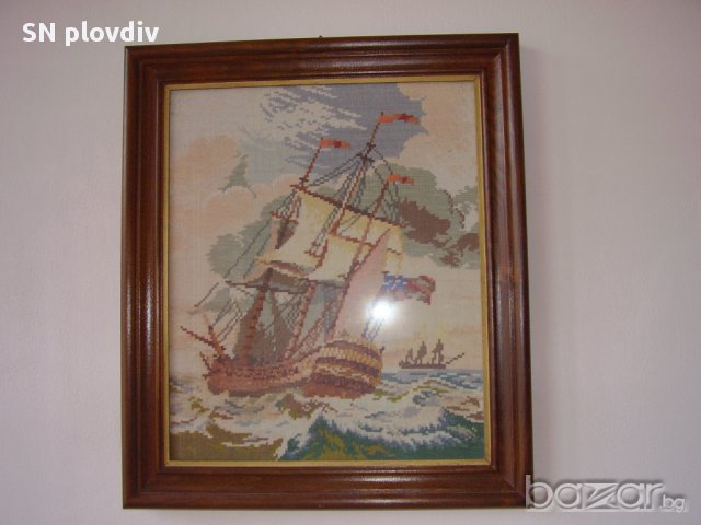 намалена Фрегата в щурм , снимка 2 - Гоблени - 14454017