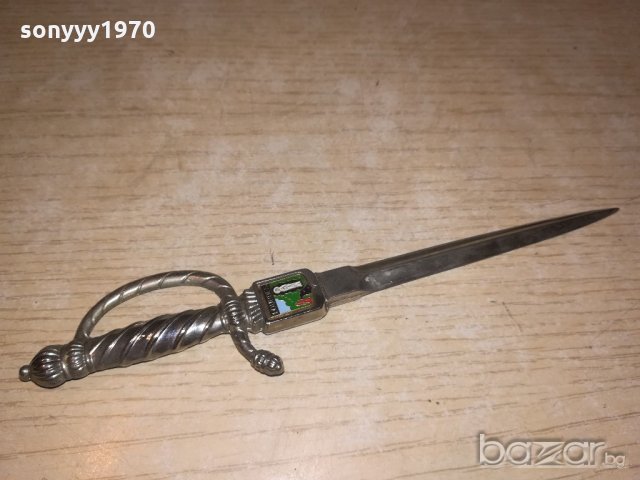 антика-нож сабя-17см-ретро колекция-внос швеицария, снимка 3 - Колекции - 20968427