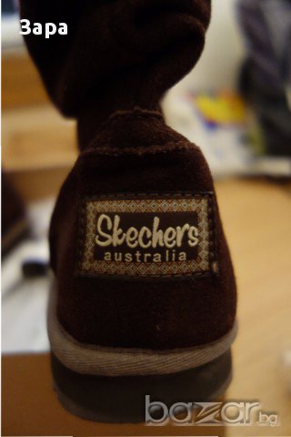 нови велурени ботуши Skechers, 39-40ти номер, снимка 4 - Дамски ботуши - 15363082