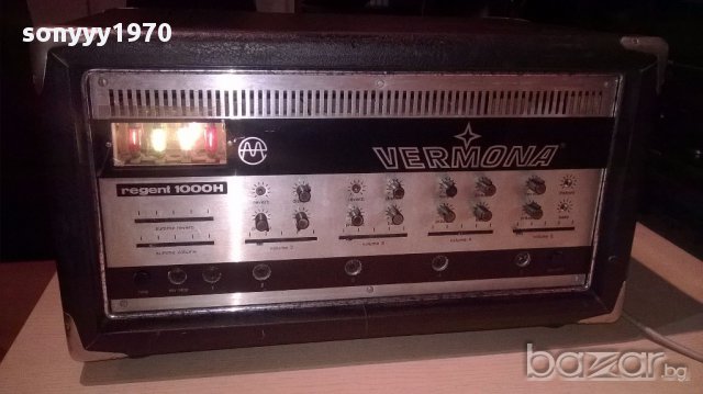 Vermona regent 1000h-made in ddr-внос швеицария, снимка 5 - Ресийвъри, усилватели, смесителни пултове - 13104287