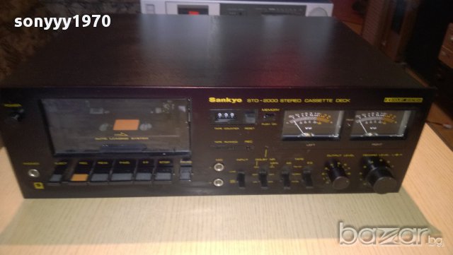 sankyo std-2000 stereo cassette deck-made in japan-внос швеицария, снимка 3 - Ресийвъри, усилватели, смесителни пултове - 9138962