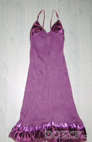 Лилава рокля -мохер, снимка 3 - Рокли - 7944042