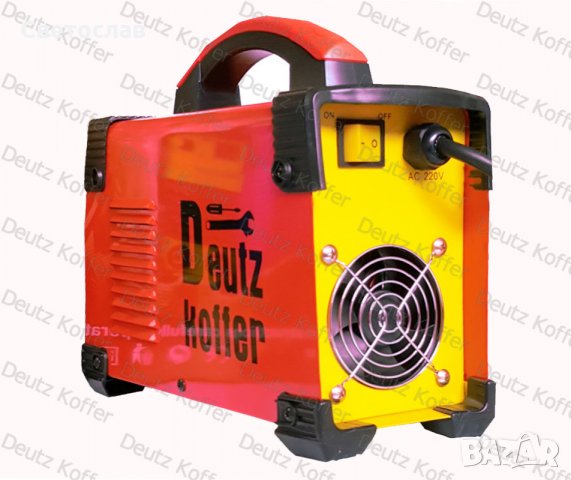 Електрожен Detz Koffer инвертор ММА 210UP с фотосоларна маска Промо цена, снимка 2 - Други машини и части - 24307858