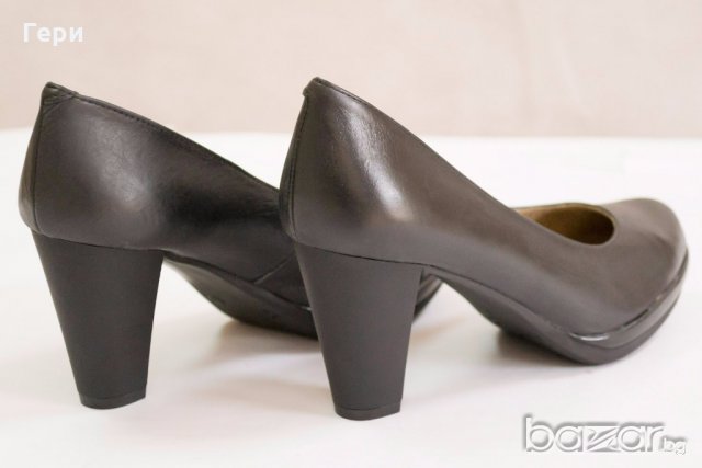Естествена кожа черни дамски обувки Daneris by Liberitae, снимка 6 - Дамски ежедневни обувки - 18290060
