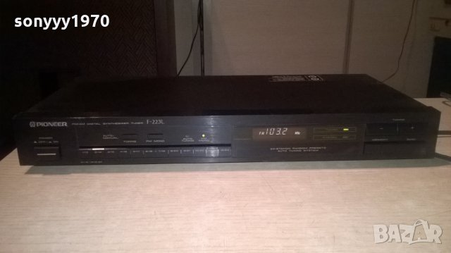 pioneer f-223l-tuner-made in japan-внос швеицария, снимка 2 - Ресийвъри, усилватели, смесителни пултове - 22669240