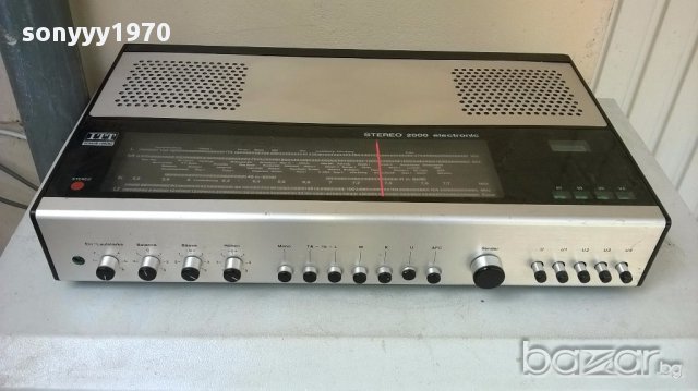 ретро от itt-schaub lorenz-stereo 2000 electronic-made in germany, снимка 2 - Ресийвъри, усилватели, смесителни пултове - 18144980