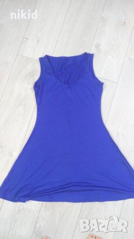 Дамска рокля без ръкав Тъмно синя , снимка 3 - Рокли - 20253334
