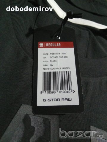 Нова тениска G-STAR RAW Poskin , снимка 5 - Тениски - 17330872