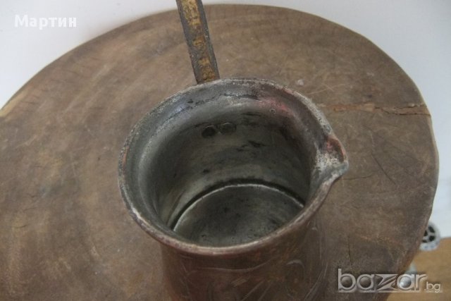  Антика - бакърено - Джезве -1бр! (00193), снимка 3 - Други стоки за дома - 11306452