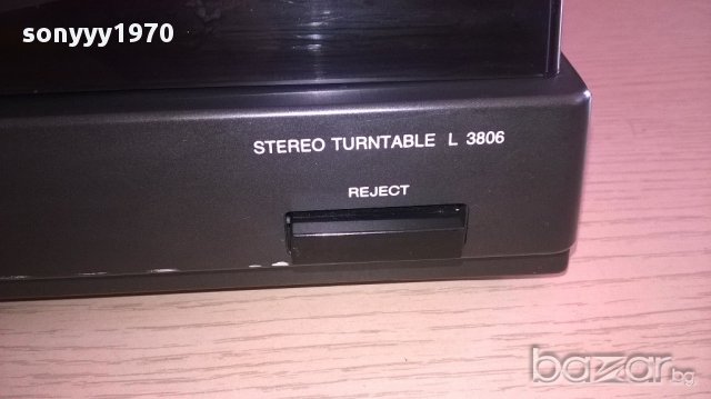 lenco l3806 belt drive turntable-внос швеицария, снимка 7 - Ресийвъри, усилватели, смесителни пултове - 12611828